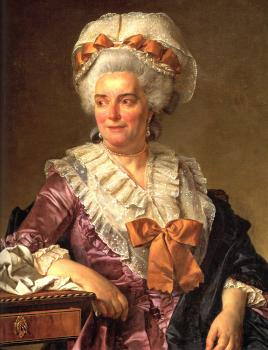 雅尅-路易 大衛 Portrait of Geneviève Jacqueline Pecoul